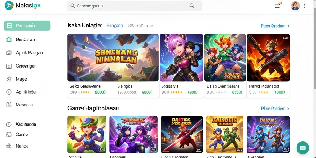 Tangkapan layar dari karakter utama dalam aksi.