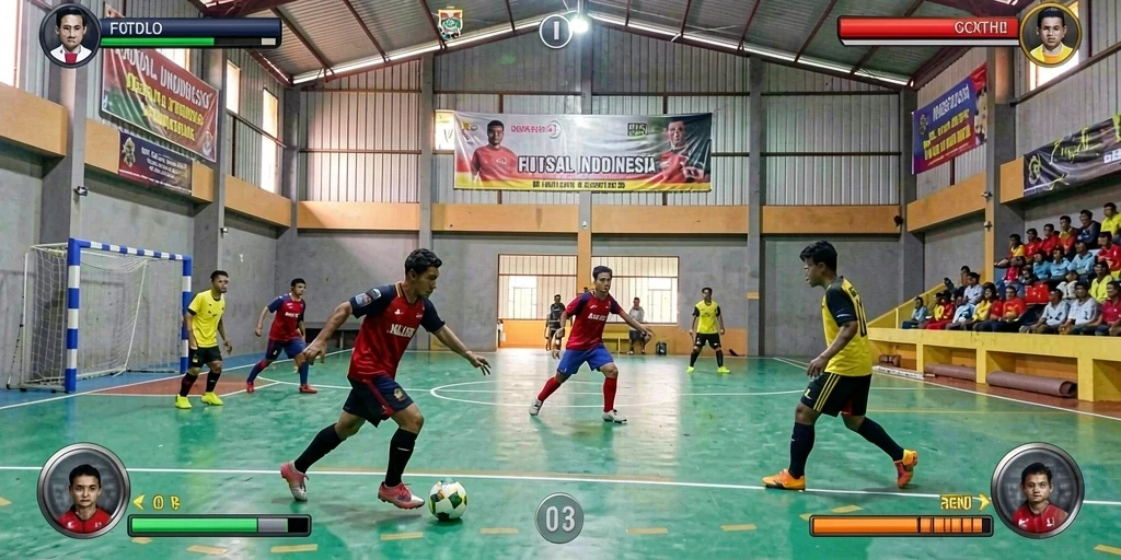 Tangkapan layar menampilkan aksi mendebarkan dalam permainan.