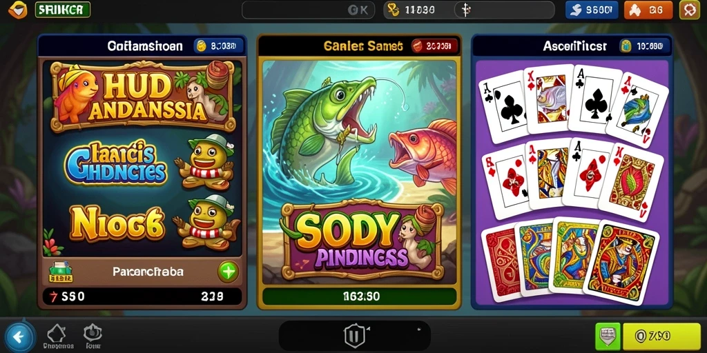 Tampilan menarik dari permainan slot yang tersedia.
