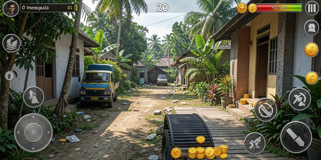 Tampilan antarmuka aplikasi yang user-friendly.