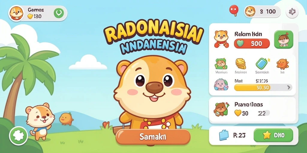 Tampilan utama MEGAWIN777 yang menawan.