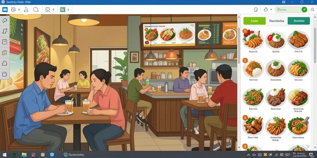 Tampilan antarmuka pengguna yang menarik dan intuitif.