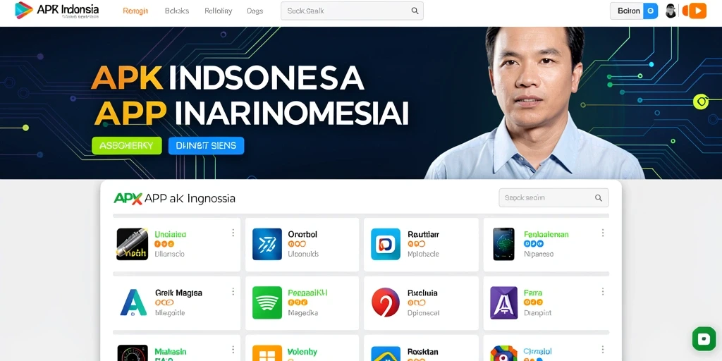 Tampilan utama yang menarik perhatian.