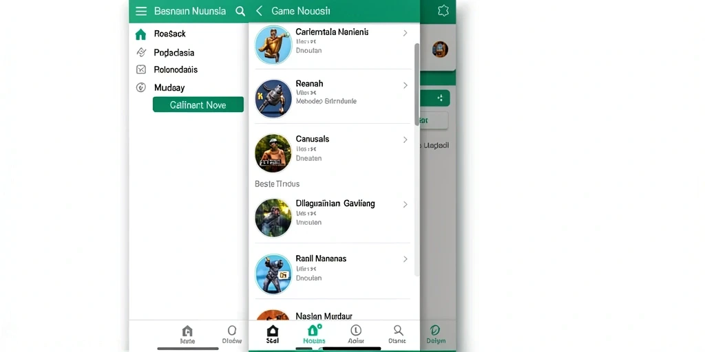 Tampilan antarmuka yang intuitif dan user-friendly.