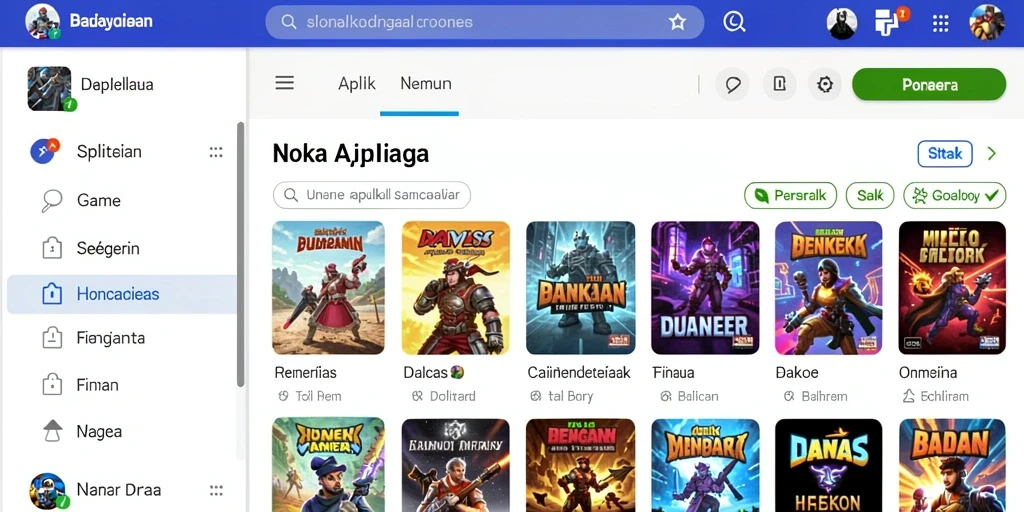 Screenshot menampilkan karakter utama dalam aksi.