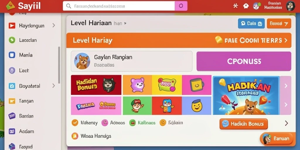 Tampilan dashboard aplikasi yang intuitif dan menarik.