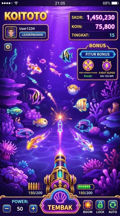 Galeri pratinjau visual koitoto build APK resmi terbaru